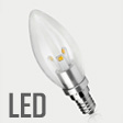 LED型電球,シャンデリア,クリア