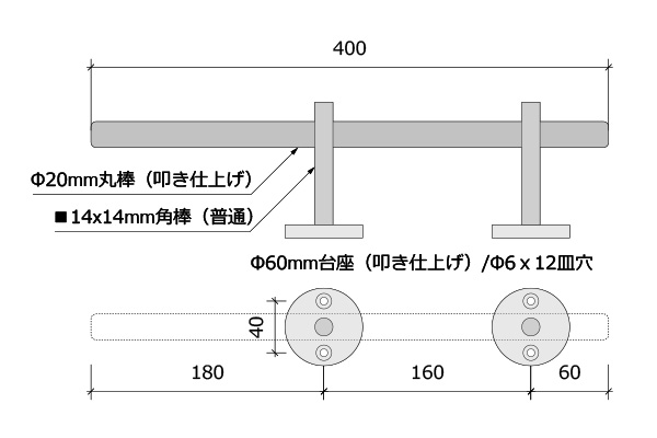 ロートアイアン,アイアン取っ手